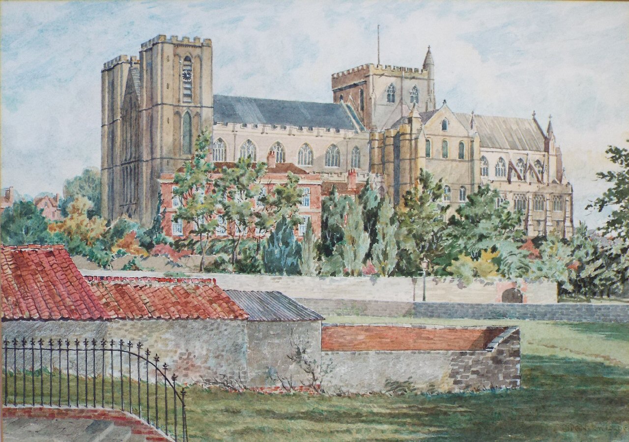 Watercolor - Ripon Cathedral